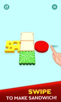 Perfect Sandwich Folding Puzzle Master Screen Shot 0