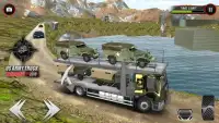 未舗装道路 米国 軍 トランスポーター トラック 運転 ゲーム Screen Shot 1
