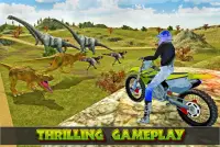 simulador de carreras de bicicletas: dino world Screen Shot 9