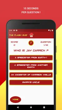 Trivia Quiz on Flash Screen Shot 3