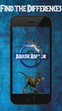 Jurassic Blue Dinosaur Find The Difference World Screen Shot 0