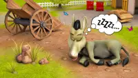 Donkey Cuộc sống Simulator Games: Town Fun phiêu Screen Shot 1