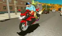 moto rider racing - corredor de la de la carretera Screen Shot 15