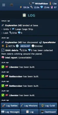 SpaceHunted Multiplayer Online Strategy Game Screen Shot 5