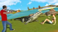 Hungry Crocodile Wild Hunt Simulation Game Screen Shot 2