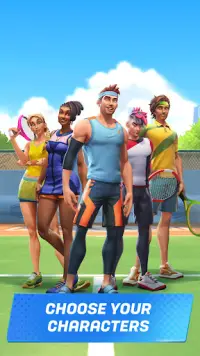 Tennis Clash: Online-Spiel Screen Shot 4