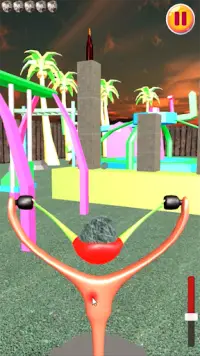 Slingshot 3D - [3D bottle breaking game] Screen Shot 4