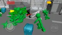 Stickman Killing Zombie 3D Screen Shot 2