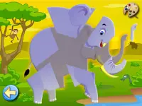 Savanna - Puzzles e jogos de colorir para crianças Screen Shot 13