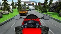 고속도로 오토바이: 자전거 게임 Screen Shot 2