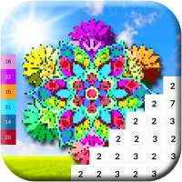 Mandala Pixel Art Adventure Color By Number