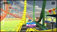 Roller Coaster 3D Game Sim - Crazy Roller Coaster Screen Shot 2