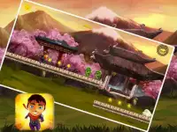 Ninja Kid - Fun Run Game Screen Shot 3