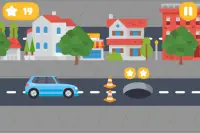 मजेदार कार रेसिंग गेम - शहर में गति बढ़ाएं Screen Shot 2