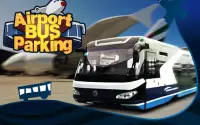 3D airport bus parking Screen Shot 0