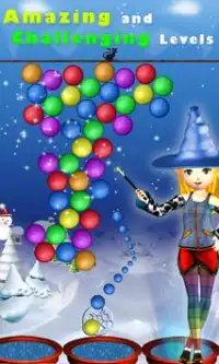 Magic Bubble Snow Witch Screen Shot 4