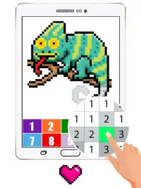 Pets coloring by number fun game for kids & adults Screen Shot 9