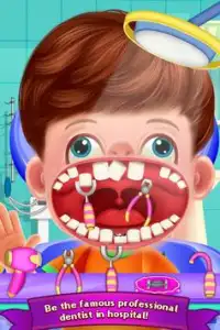 Dentista de chaves de crianças de escola - jogos Screen Shot 7