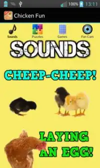 Chicken Games for Kids - Free Screen Shot 0