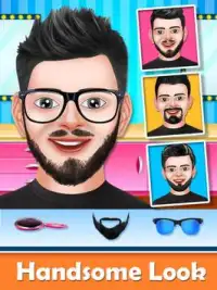 Barber Shop Beard Salon and Hair Style Games Screen Shot 2