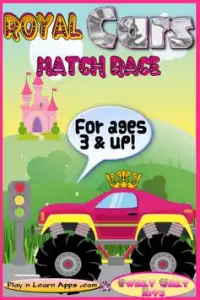 Girl Car Games Match Race Screen Shot 0