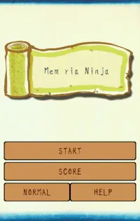 Memória Ninja Screen Shot 0