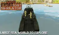 Army Rescue Boat Simulator 3D Screen Shot 2
