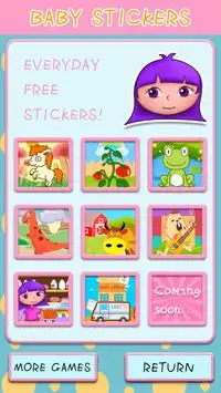 Dora baby stickers book games Screen Shot 6