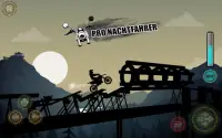 Schatten Motorrad Stunt Spiele Screen Shot 2