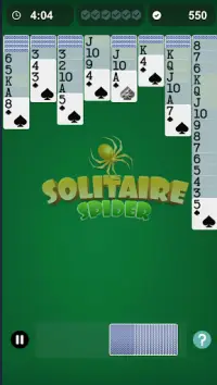 Spider Solitaire - Head-Up tournament game Screen Shot 0