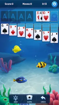 Solitaire Fish - Offline Games Screen Shot 4