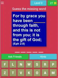Bible Verse Quiz (Bible Game) Screen Shot 12