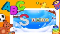 वर्णमाला ABC - बच्चों की गेम Screen Shot 2