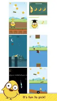 Flying Chick2 games for kids Screen Shot 1