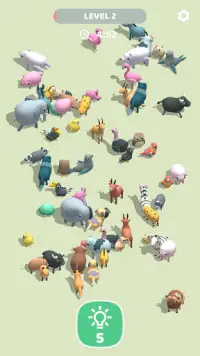 Animal Match 3D: Rolling Anima Screen Shot 1