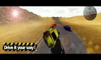 Hill trilha carro corrida 3D Screen Shot 3