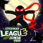 Stickman League Ninja Running