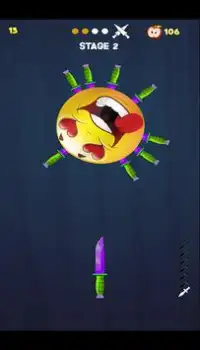 knife master emoji - lempar pisau Screen Shot 1