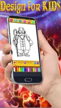 Learn to color Dragon Goku Ball Screen Shot 1