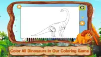 Dinosaur Coloring Games Puzzle Screen Shot 0