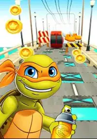 Turtles Subway Ninja Screen Shot 1