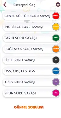 Soru Savaşları - Online Bilgi Yarışması Screen Shot 1