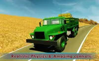 Armee-LKW-Fahrer Simulator 3D Screen Shot 1