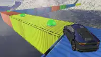 Trilhas impossíveis Jogo 3D de Stunt de carro Screen Shot 11