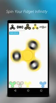 Infinity Spinner - Neon Fidget Screen Shot 1
