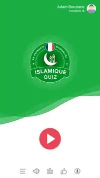 🌙 Islamic Quiz in French 2020 - Quiz, Word Game Screen Shot 0