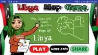 Libya Map Puzzle Game Screen Shot 0