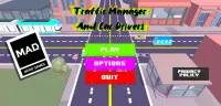 Traffic Manager And Car Drivers Screen Shot 0