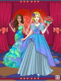 शादी की पोशाक और लड़कियों के लिए रंग खेल Screen Shot 11