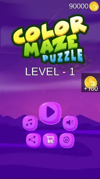 Color Maze Puzzle Screen Shot 0